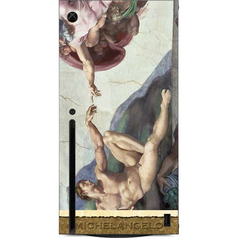 Michelangelo Creation of Adam Xbox Series X Console Skin