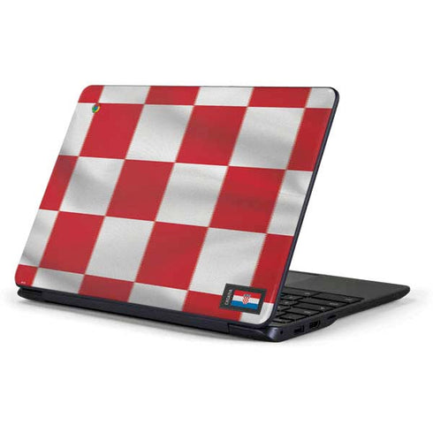 Croatia Soccer Flag Samsung Chromebook Skin