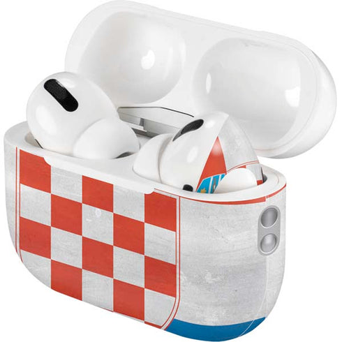 Croatia Flag Distressed AirPods Pro 2nd Gen Skin