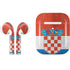 Croatia Flag Distressed Apple AirPods 2 Skin