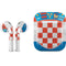 Croatia Flag Distressed Apple AirPods Skin