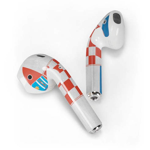 Croatia Flag Distressed Apple AirPods Skin