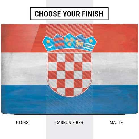Croatia Flag Distressed Dell Vostro Skin