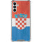 Croatia Flag Distressed Galaxy A13 5G Clear Case