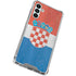 Croatia Flag Distressed Galaxy A13 5G Clear Case