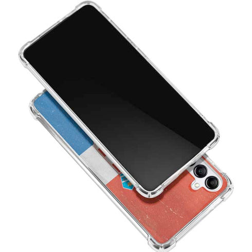 Croatia Flag Distressed Galaxy A15 5G Clear Case