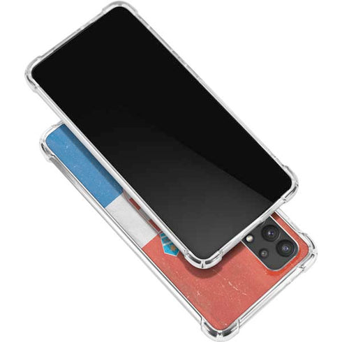Croatia Flag Distressed Galaxy A32 5G Clear Case