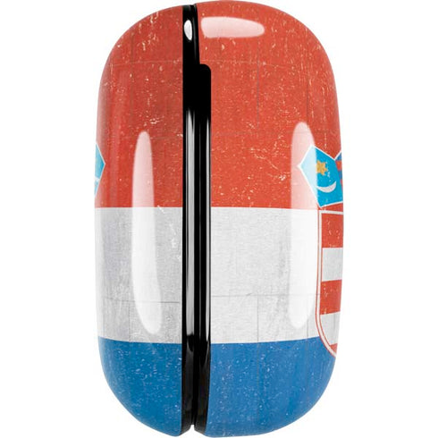Croatia Flag Distressed Galaxy Buds Live Skin