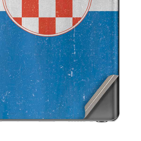 Croatia Flag Distressed Galaxy Note20 5G Skin
