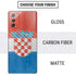 Croatia Flag Distressed Galaxy Note20 5G Skin