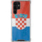 Croatia Flag Distressed Galaxy S22 Ultra Clear Case