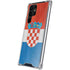 Croatia Flag Distressed Galaxy S22 Ultra Clear Case