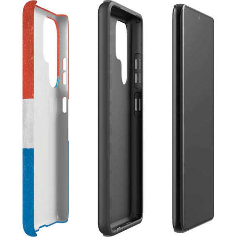 Croatia Flag Distressed Galaxy S22 Ultra Pro Case