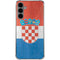 Croatia Flag Distressed Galaxy S24 Plus Clear Case