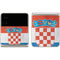 Croatia Flag Distressed Galaxy Z Flip3 5G Skin