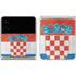 Croatia Flag Distressed Galaxy Z Flip3 5G Skin