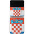 Croatia Flag Distressed Galaxy Z Flip3 5G Skin
