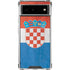 Croatia Flag Distressed Google Pixel 6 Clear Case