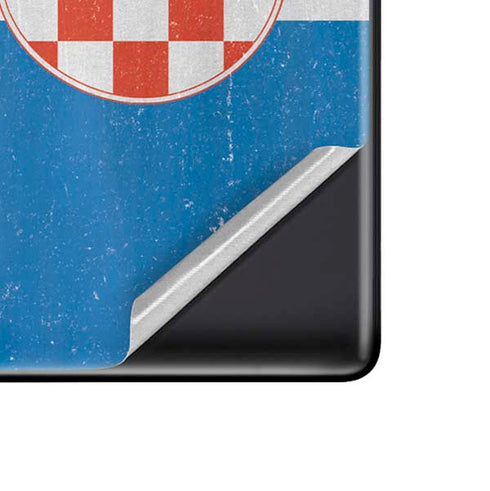 Croatia Flag Distressed Google Pixel 6 Skin