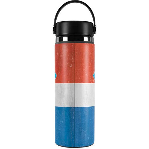 Croatia Flag Distressed Hydro Flask 20oz Wide Mouth Skin