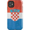 Croatia Flag Distressed iPhone 11 Impact Case
