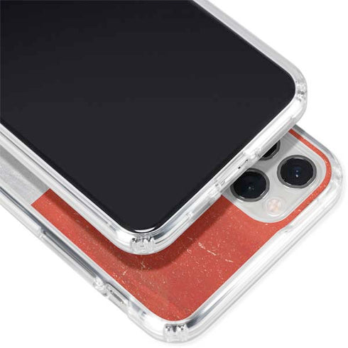 Croatia Flag Distressed iPhone 11 Pro Clear Case
