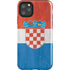 Croatia Flag Distressed iPhone 11 Pro Max Impact Case