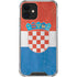 Croatia Flag Distressed iPhone 12 Clear Case