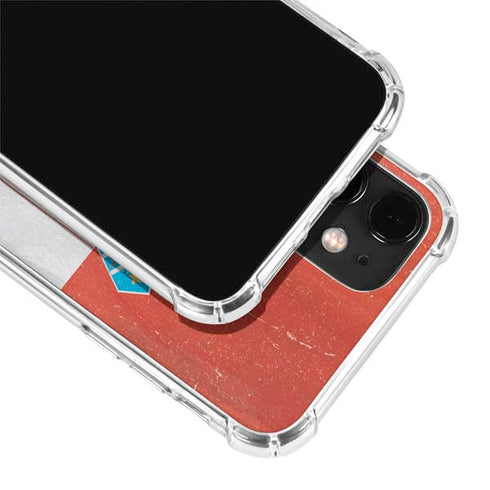 Croatia Flag Distressed iPhone 12 Mini Clear Case