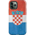 Croatia Flag Distressed iPhone 12 Pro Impact Case