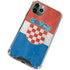 Croatia Flag Distressed iPhone 12 Pro Max Clear Case