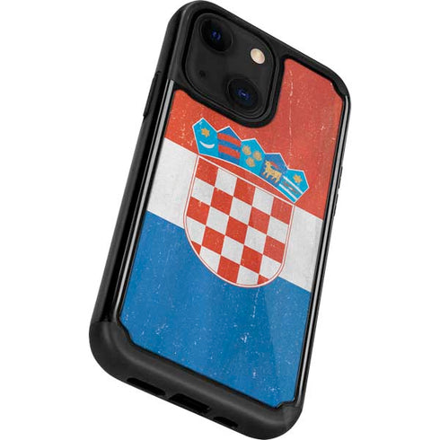 Croatia Flag Distressed iPhone 13 Cargo Case