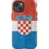 Croatia Flag Distressed iPhone 14 Impact Case