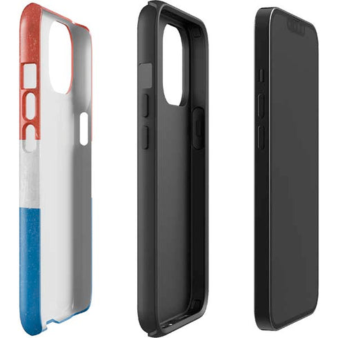 Croatia Flag Distressed iPhone 14 Impact Case