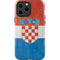 Croatia Flag Distressed iPhone 14 Pro Max Impact Case