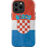 Croatia Flag Distressed iPhone 14 Pro Max Impact Case