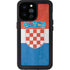 Croatia Flag Distressed iPhone 14 Pro Max Waterproof Case