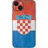 Croatia Flag Distressed iPhone 14 Skin