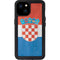 Croatia Flag Distressed iPhone 15 Plus Waterproof Case