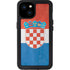 Croatia Flag Distressed iPhone 15 Plus Waterproof Case