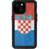 Croatia Flag Distressed iPhone 15 Waterproof Case