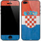 Croatia Flag Distressed iPhone 5/5s/5SE Skin