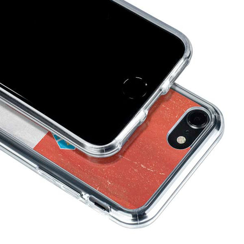 Croatia Flag Distressed iPhone SE (2nd & 3rd Gen) Clear Case