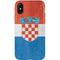 Croatia Flag Distressed iPhone X Pro Case