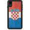 Croatia Flag Distressed iPhone XR Waterproof Case