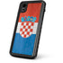 Croatia Flag Distressed iPhone XR Waterproof Case