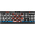 Croatia Flag Distressed K95 RGB PLATINUM Mechanical Gaming Keyboard Skin