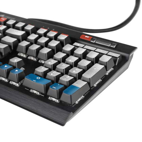 Croatia Flag Distressed K95 RGB PLATINUM Mechanical Gaming Keyboard Skin