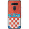 Croatia Flag Distressed LG K51/Q51 Clear Case