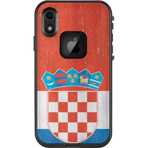 Croatia Flag Distressed LifeProof Fre iPhone Skin